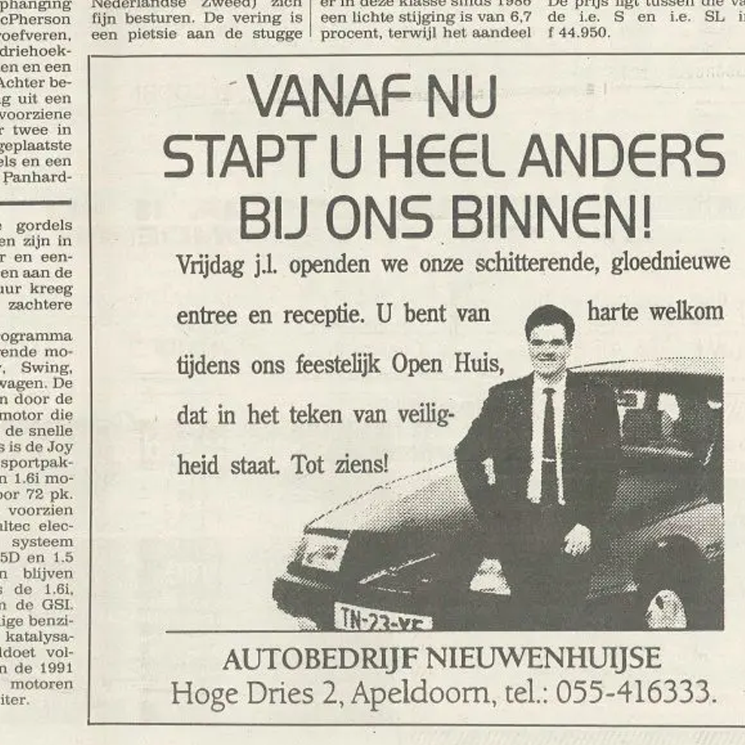 Events Nieuwenhuijse